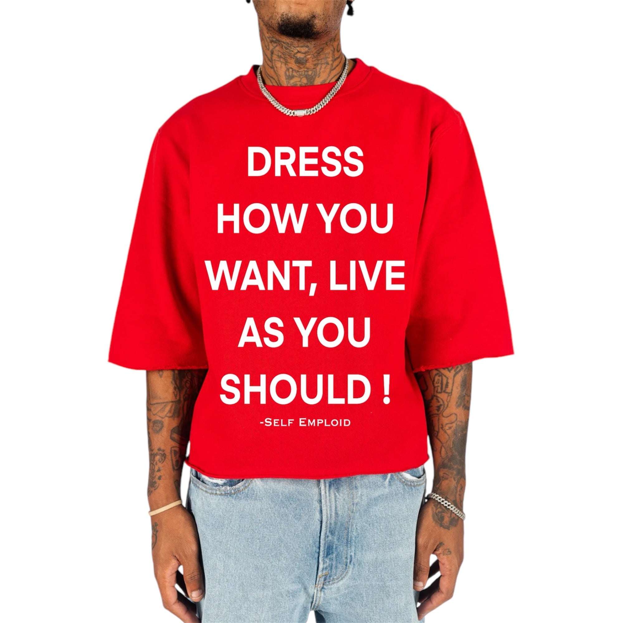 Dress How You Want - CropTop Crewneck