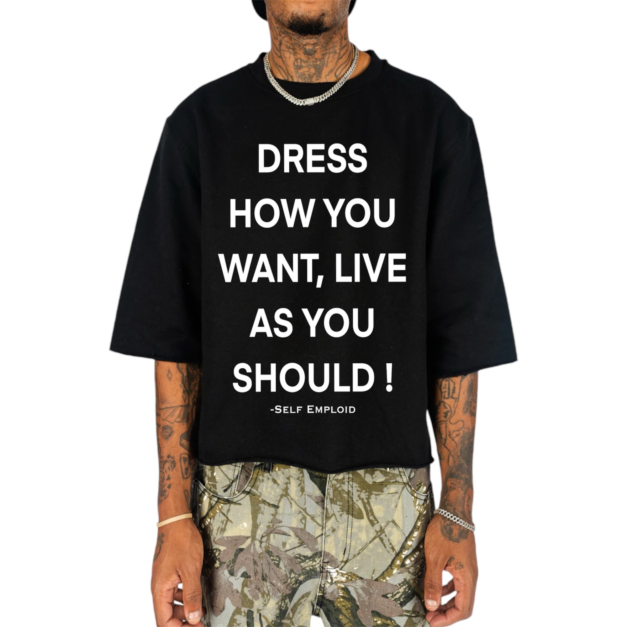 Dress How You Want - CropTop Crewneck