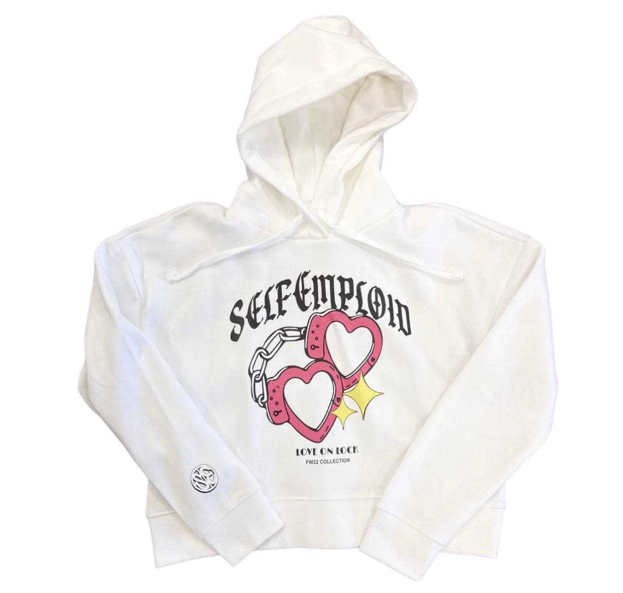 Love on Lock Cropped Hoodie